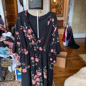 Espresso plus‎ size poly dress. Worn twice.